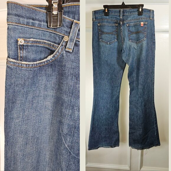 JUICY COUTURE Flare Jeans – Made in USA – Vintage Y2K Denim - Picture 4 of 11